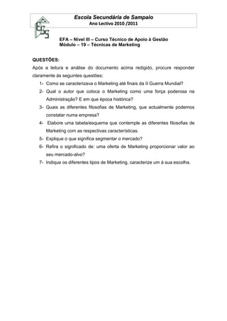 História do marketing