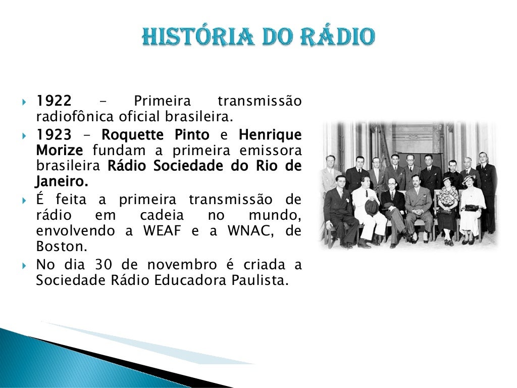 História do rádio