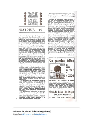 História do Rádio Clube Português (15)
Posted on 18/11/2012 by Rogério Santos

 