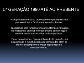 MSI (MediumScaleIntegration) – de 10 a 100 componentes