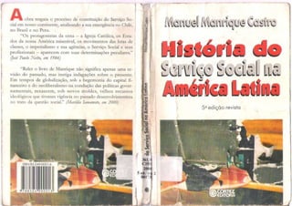 História do Serviço Social na América Latina - Manuel Manrique de Castro 