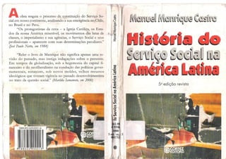 História do Serviço Social na América Latina-Manuel Manrique de Castro 5ª. Edição Revista.pdf