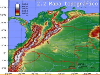 2.2 Mapa topográfico
38
 