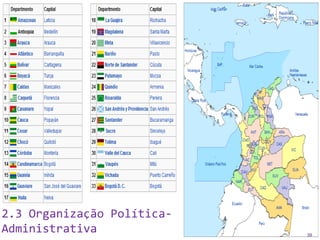 2.3 Organização Política-
Administrativa 39
 