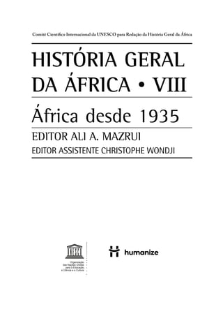 História geral da África, VIII: África desde 1935