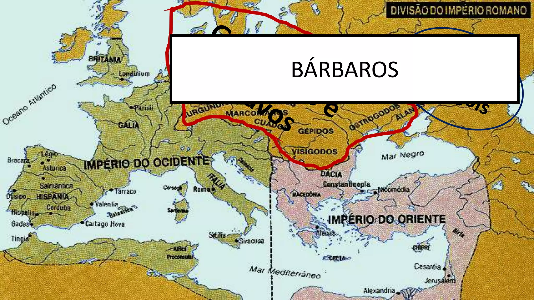 História Medieval aula 03 Bárbaros. ppt | PPT