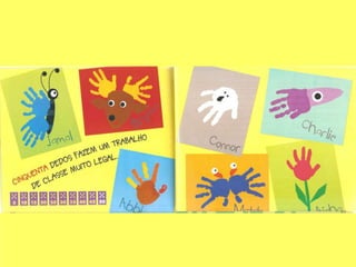 História Usando as Mãos - contando de cinco em cinco