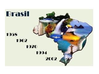 Brasil
1958
1962
1970
1994
2002
 