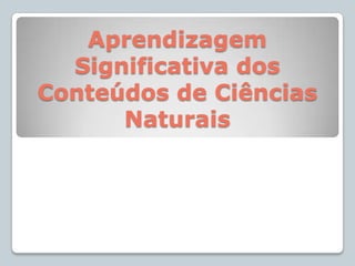 Processo de Ensino e AprendizagemDeve ser Considerado dentro de contextos:Social;