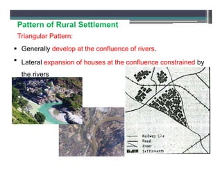 Triangular Settlement Pattern Histrorial background of Settlements.ppt