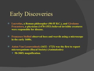 History of microbiology,by jitendra pandey,mgm medical clg mumbai, | PPT
