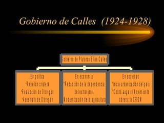 Gobierno de Calles  (1924-1928) 