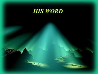 HIS WORD 