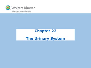 Copyright © 2015 Wolters Kluwer Health | Lippincott Williams & Wilkins
Chapter 22
The Urinary System
 