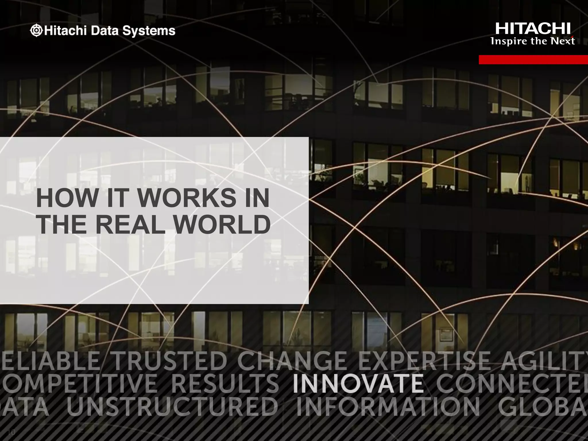 10
HOW IT WORKS IN
THE REAL WORLD
 