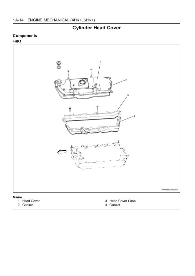 Hitachi 6 hk1 engine service repair manual