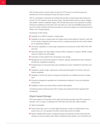 Hitachi content platform custom object metadata enhancement tool | PDF