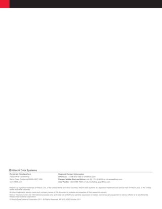 Hitachi content platform custom object metadata enhancement tool | PDF