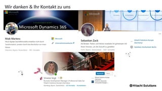 Wir danken & Ihr Kontakt zu uns
 