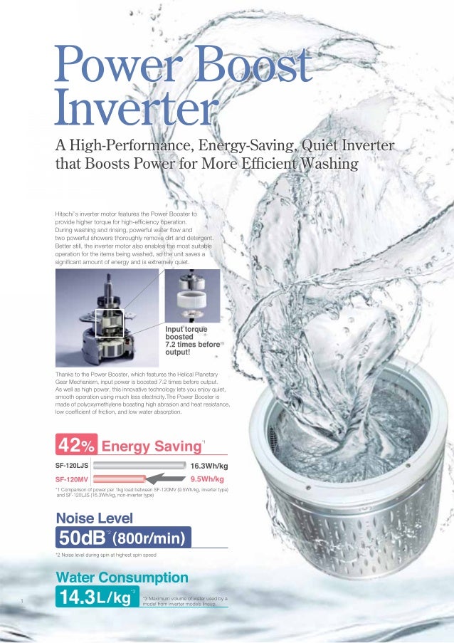 what is mode standby Hitachi Catalogue Machine Washing