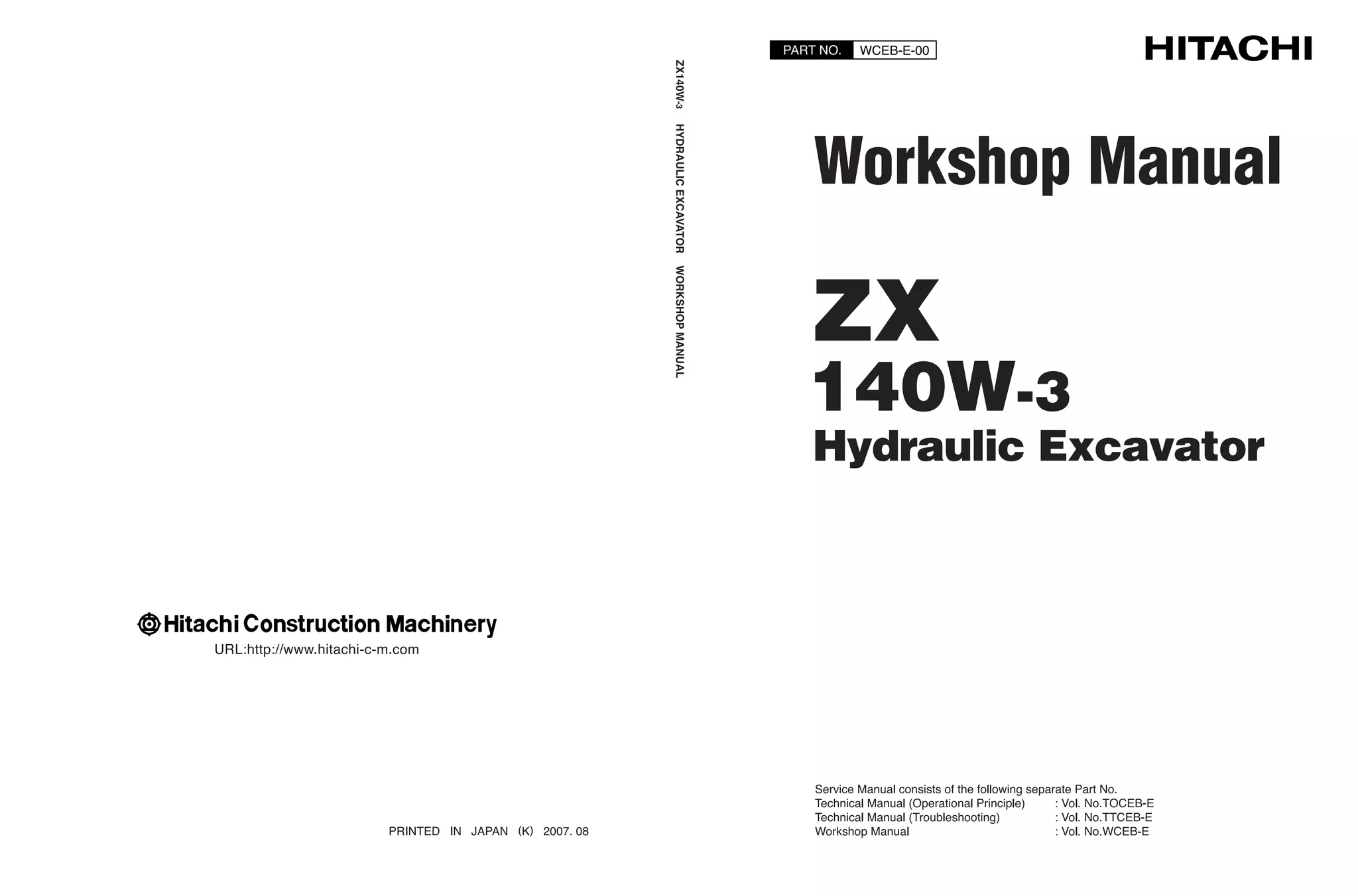 STANDART 3〜12, 14〜33号（1, 2, 13欠け）30冊まとめ Hitachi zx 140 w 3 (zaxis) hydraulic excavator service repair