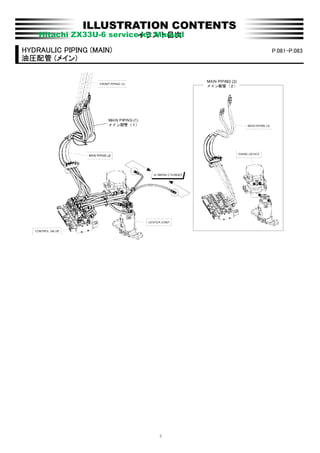 Hitachi ZX33U-6 service kit Parts Manual | PDF