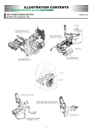 Hitachi ZX33U-6 service kit Parts Manual | PDF