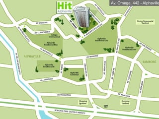 Av. Ômega, 442 - Alphaville
Mapa
 