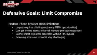Security Technology Arms Race - Hack in the Box 2021 keynote | PDF