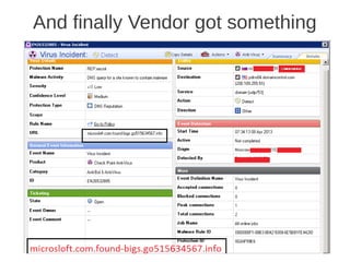 And finally Vendor got something
 