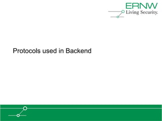 Protocols used in Backend
 