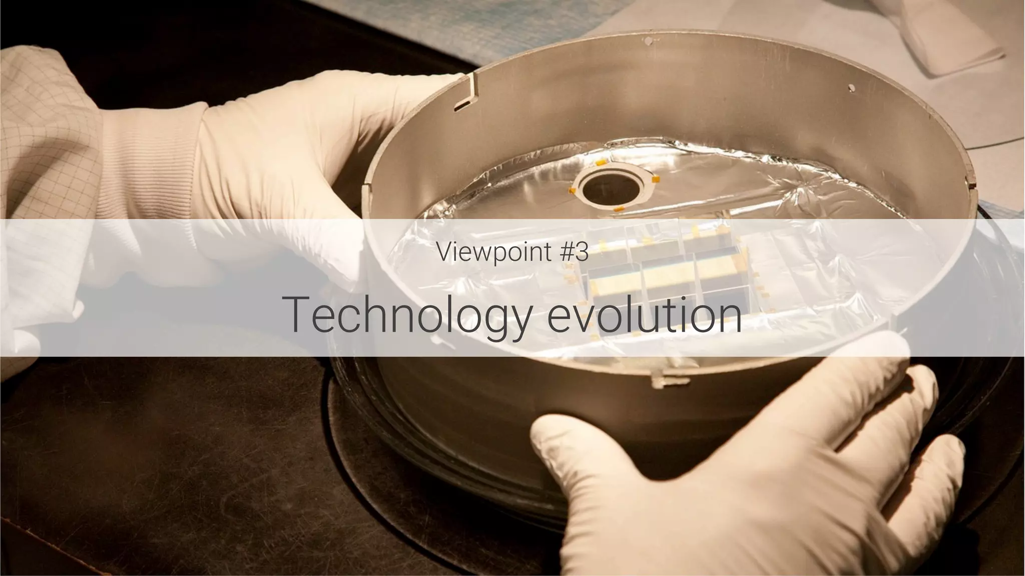 Viewpoint #3

Technology evolution
 