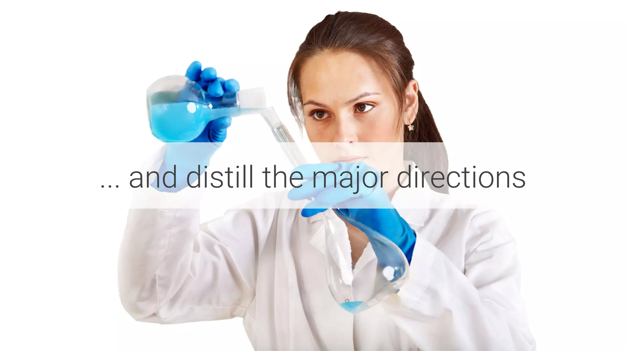 ... and distill the major directions
 