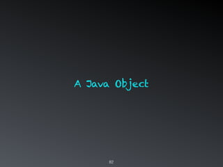 82
A Java Object
 