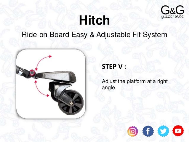 guzzie & guss universal stroller hitch