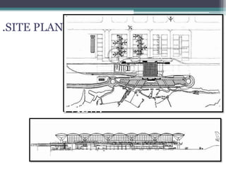 SECTIONAL VIEW.
.SITE PLAN
 