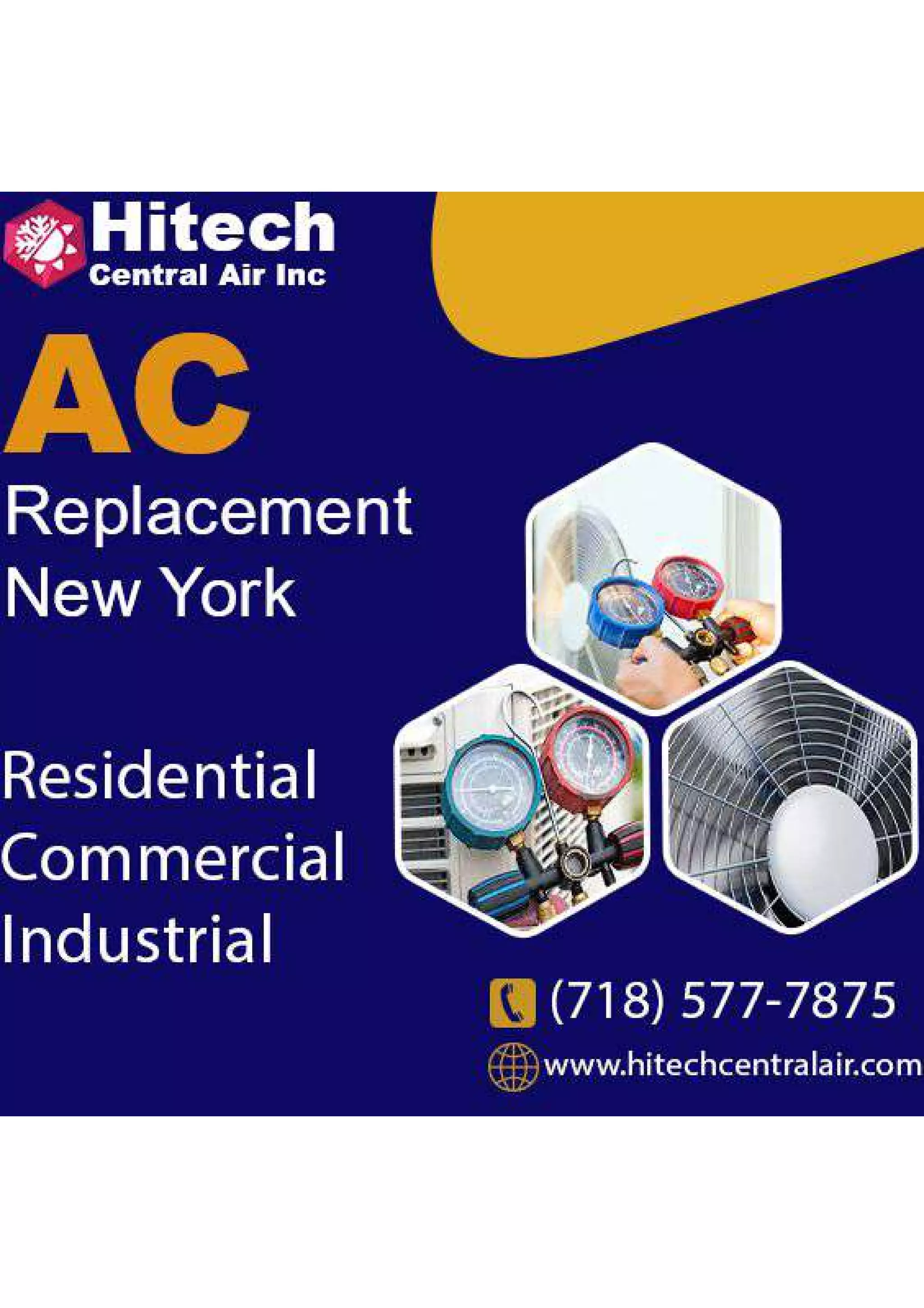 HVAC Services New York HVAC Maintenance Contractors New York City HVAC Replacement New York