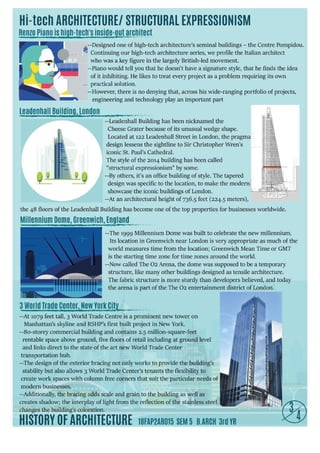 Hi tech architecture