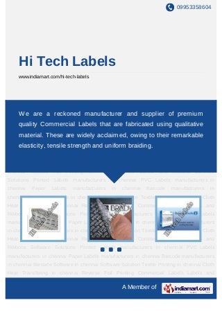 Hi Tech Labels, Chennai, Commercial Labels