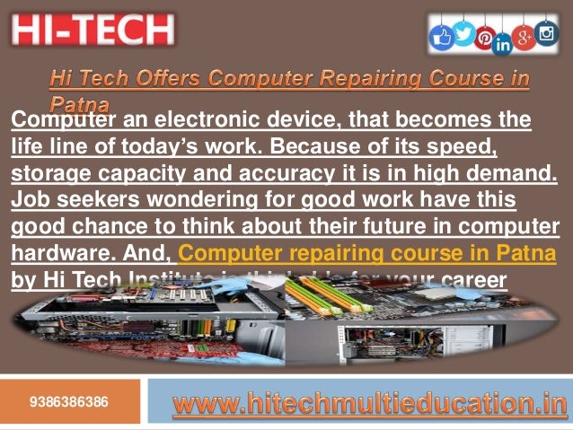 computer repairing advertisement