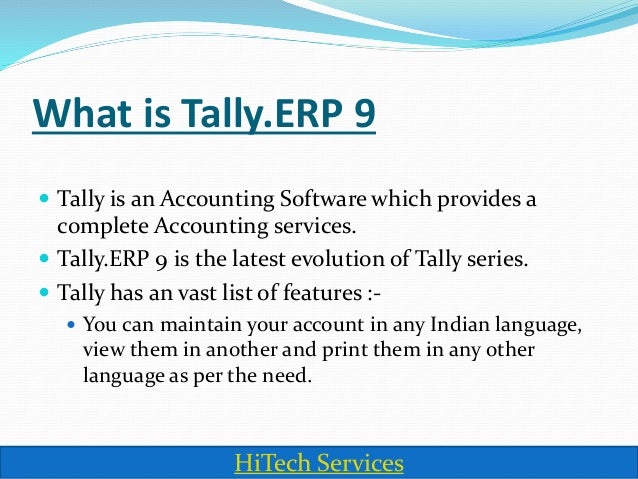 Free Tally 9.0 Software Download