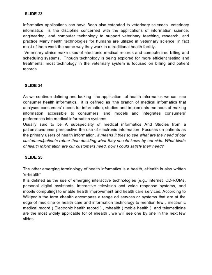 thesis topics for health informatics