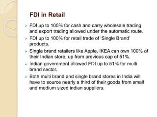 Retail industry in india | PPTX