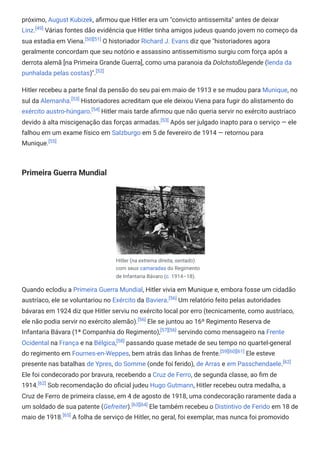 Hitler Biografia Completa em Domínio Público | PDF