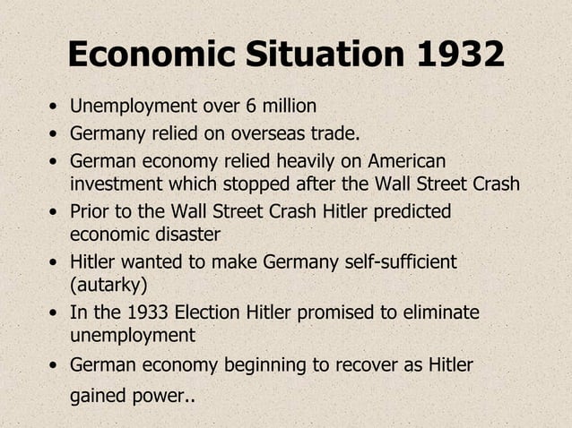 Hitler Rule Hitler's economic policy | PPT | Business | Business and Finance