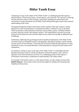 Hitler Youth Essay.pdf