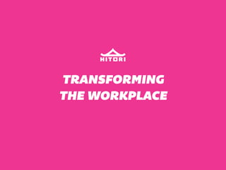 TRANSFORMING 
THE WORKPLACE 
 