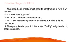 Comprehensive Overview of the HITS Algorithm for Web Link Analysis and ...