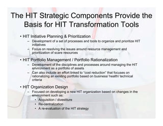 HIT Service Strategy | PDF