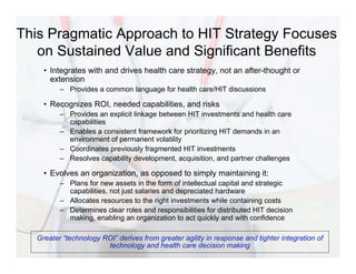 HIT Service Strategy | PDF